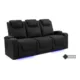 Valencia Oslo Luxury Console Home Theater Seating Row of 3 - Image 2