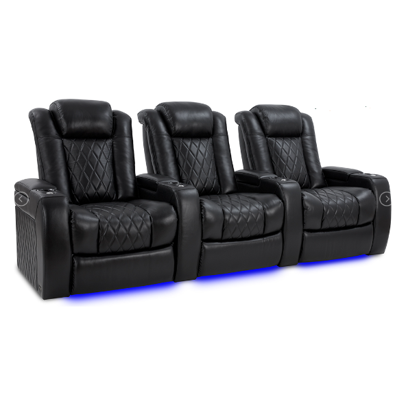 images Valencia Tuscany XL Home Theater Seating Row of 3 - Image 1
