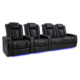 Valencia Tuscany XL Home Theater Seating Row of 4 - Image 4