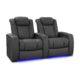 Valencia Tuscany XL Luxury Edition Home Theater Seating Row of 2 - Image 3