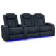 Valencia Tuscany XL Luxury Edition Home Theater Seating Row of 3 - Image 9