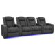 Valencia Tuscany XL Luxury Edition Home Theater Seating Row of 4 - Image 6