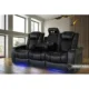 Valencia Tuscany Console Edition Home Theater Seating Row of 3 - Image 5