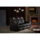 Valencia Tuscany Luxury Console Home Theater Seating Row of 3 - Image 4