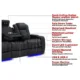 Valencia Tuscany Luxury Console Home Theater Seating Row of 5 - Image 13