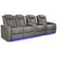 Valencia Tuscany Vegan Edition Home Theater Seating Row of 4 - Image 7
