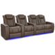 Valencia Tuscany Vegan Edition Home Theater Seating Row of 4 - Image 4