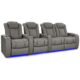 Valencia Tuscany Vegan Edition Home Theater Seating Row of 4 - Image 8