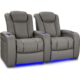 Valencia Tuscany Vegan Edition Home Theater Seating Row of 2 - Image 3