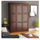 Murphy Bed, Queen Size, Walnut | Leto Muro