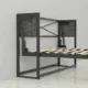 Queen Murphy Bed w/ Storage Cabinets, Walnut, by Leto Muro - Image 7