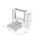 Murphy Bed With Desk & 2 Storage Cabinets, Queen Size, Coventry Walnut by Leto Muro - Image 9