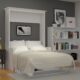 Murphy Bed With Desk, Double Size, White by Leto Muro - Image 3