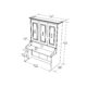Murphy Bed With Desk, Double Size, White by Leto Muro - Image 10