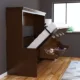 Horizontal Murphy Bed with Desk, Queen Size, by Leto Muro - Image 2