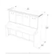 Horizontal Murphy Bed with Desk, Queen Size, by Leto Muro - Image 9