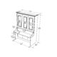 Murphy Bed With Desk, Queen Size, White by Leto Muro - Image 10