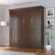 Queen Murphy Bed w/ Storage, Walnut Coventry Series by Leto Muro