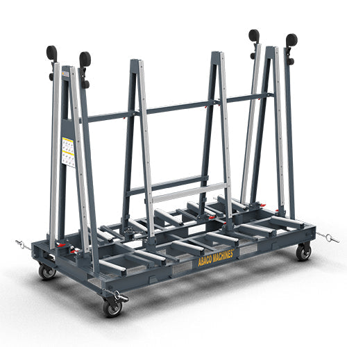 Abaco-machines-USA-folding-one-stop-A-frame-FOSA8759-1.jpg Abaco Folding One-Stop A-Frame – Foldable Slab & Panel Transport Rack (FOSA8759) - Image 1