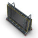 Abaco Oversized Glass Transport Cart AOGTC11879 – Glass Cart - Image 5
