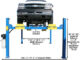 Atlas Automotive Equipment 412A 12,000 lb 4-Post Alignment Lift with Turntables – Heavy-Duty Hydraulic Car Lift for Professional Garages & Alignment Shops (Model ATTD-412A) - Image 5