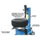 Atlas TC289 Heavy-Duty Extra-Large Rim Clamp Tire Changer | Professional Automotive Tire Changing Equipment - Image 6