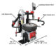 Atlas Platinum PTC500 Center Post Tire Changer with Dual Assist Arms – Professional Automotive Tire Changing Machine | Model AP-PTC500 - Image 2