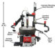 Atlas Platinum PTC500 Center Post Tire Changer with Dual Assist Arms – Professional Automotive Tire Changing Machine | Model AP-PTC500 - Image 4
