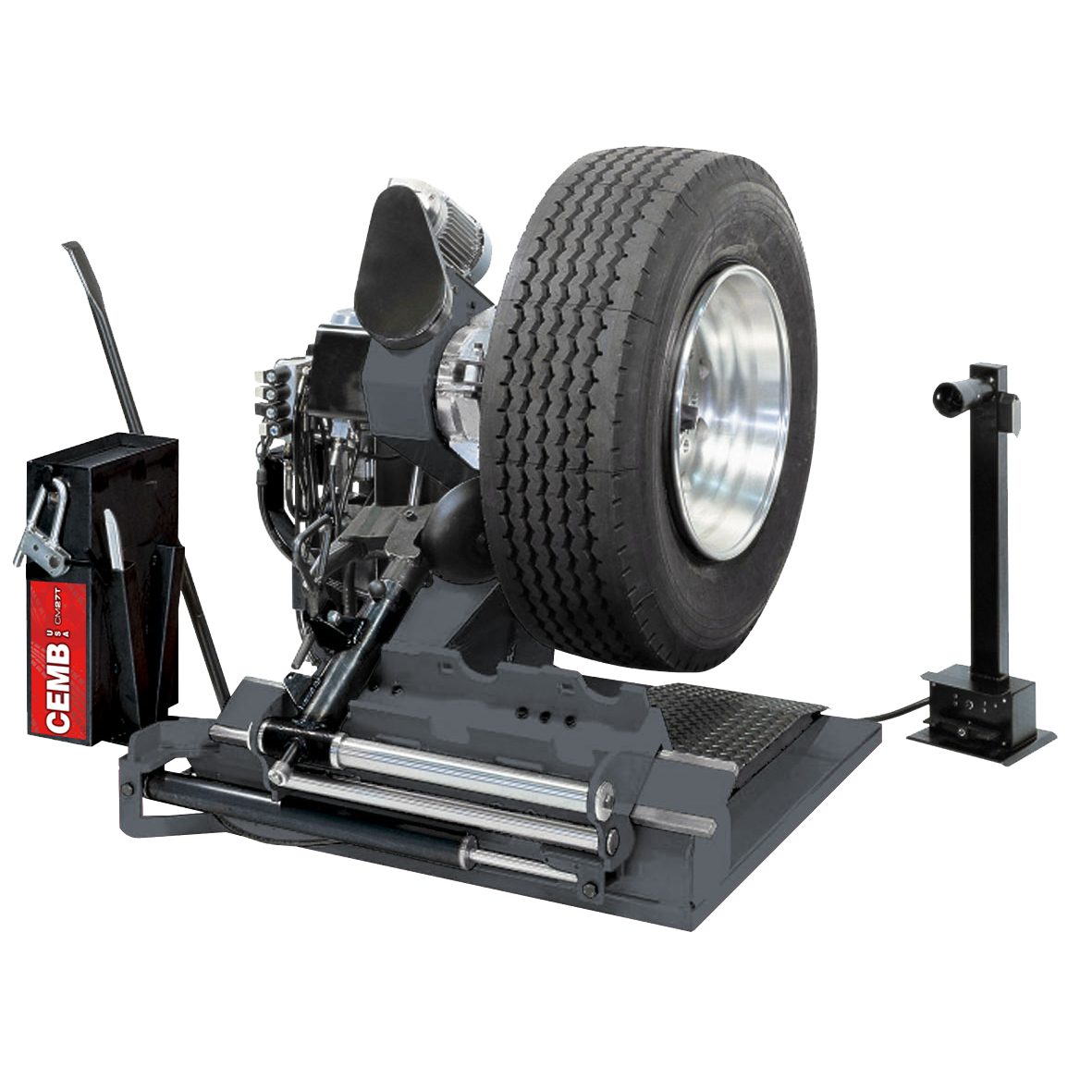 CEMB-13-27-rim-diameter-63-tire-diameter-heavy-duty-truck-_-bus-tire-changer-CM27T.png Tire Changer | Truck & Bus | 13'' - 27'' Rim Diameter | 63'' Tire Diameter | CEMB CM27T - Image 1