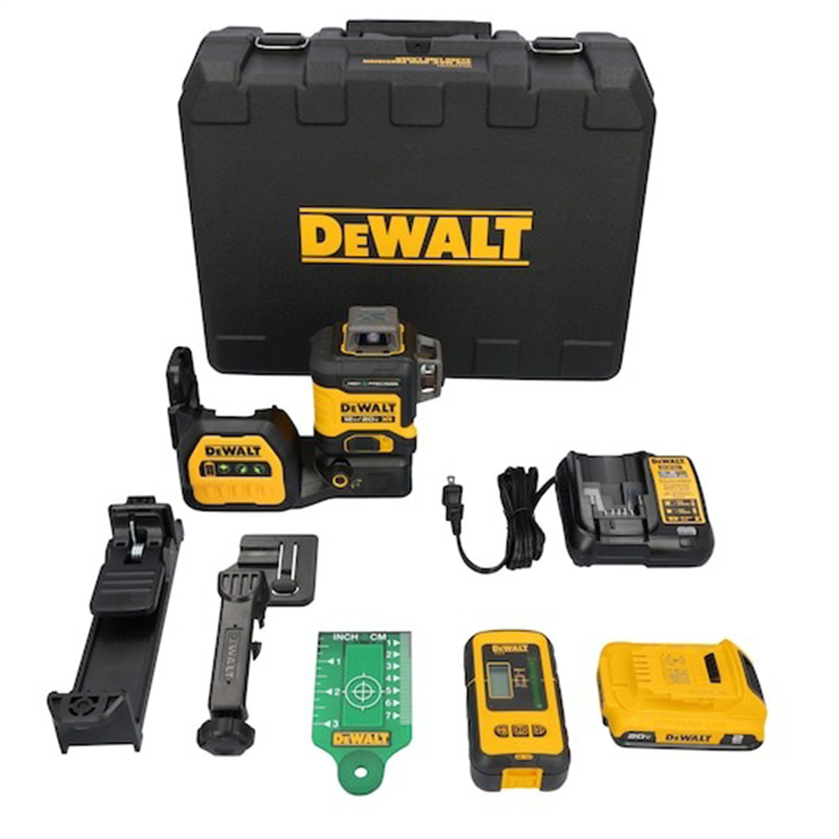 DeWalt-20V-MAX-XR-3-x-360-high-precision-green-laser-DWTDCLE34033D1_457c1cda-e84e-48a3-9c6f-a1feddadd0ca.png DeWalt 20V MAX* XR 3 x 360 High Precision Green Laser DWTDCLE34033D1 - Image 1