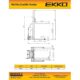 Semi-Electric Straddle Stacker | 3300 lbs Capacity | Lift Height 119.4'' | EKKO EA15B - Image 6