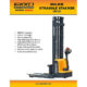 Electric Straddle Stacker | 2800 lbs Capacity | Lift Height 138'' | EKKO EB13E-138 - Image 2