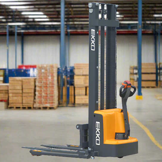 EKKO-EB13E-138-electric-straddle-stacker-2800-lbs-capacity-138-lifting-height_2024-06-11T19_43_50.296Z.png Electric Straddle Stacker | 2800 lbs Capacity | Lift Height 138'' | EKKO EB13E-138 - Image 1