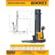 Electric Straddle Stacker | 2800 lbs Capacity | Lift Height 119'' | EKKO EB13E - Image 3