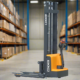 Electric Straddle Stacker | 2800 lbs Capacity | Lift Height 119'' | EKKO EB13E