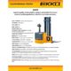Electric Counterbalanced Walkie Stacker | 1550 lbs. | Lift Height 118''| EKKO EK07S - Image 6