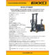Electric Counterbalanced Walkie Stacker | 2860 lbs. | Lift Height 177''| EKKO EK13S-177 - Image 2