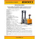 Electric Counterbalanced Walkie Stacker | 3300 lbs. Capacity |Lifting Height 118''| EKKO EK14 - Image 3