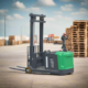 Electric Counterbalanced Walkie Stacker | Lithium | 3300 lbs. | Lift Height 189''| EKKO EK14S-189LI