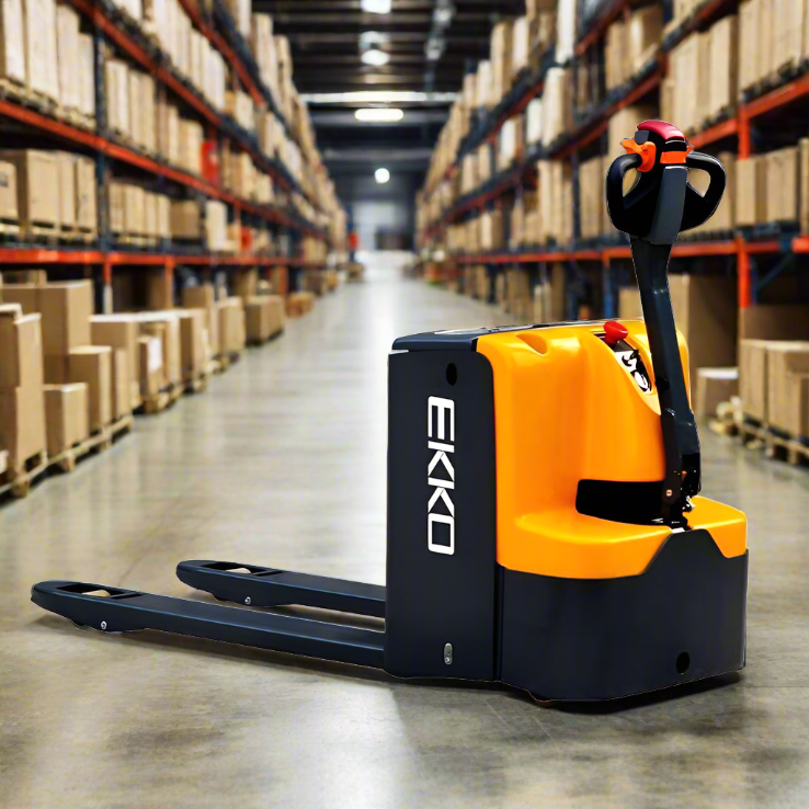 EKKO-EP20E-walkie-pallet-jack-4400-lbs-capacity_2024-06-12T16_07_29.966Z.png Pallet Jack | Electric Rider | 4400 lbs Capacity | EKKO EP20E - Image 1