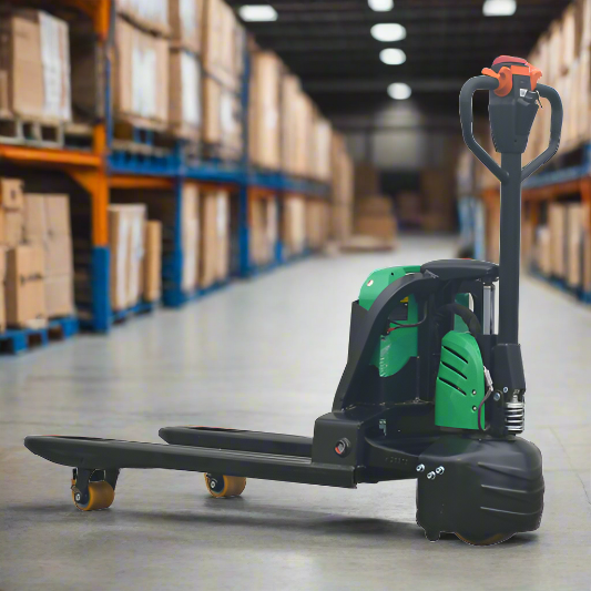 EKKO-EPF15LI-pallet-jack-3300-lbs-capacity_2024-06-11T18_10_19.446Z.png Electric Pallet Jack | Lithium Iron | 3300 lbs | EKKO EPF15LI - Image 1
