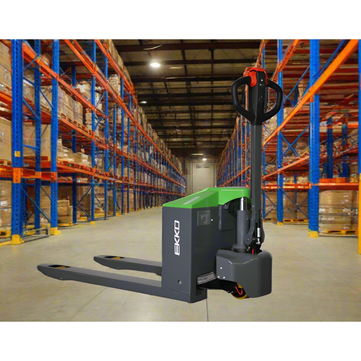 EKKO-electric-pallet-jack-lithium-iron-3300-lbs-capacity-EP15JLIC-0000_acb7c40b-e873-4a3f-9eef-40dfbc259ebf.png Electric Pallet Jack | Lithium Iron | 3300 lbs Capacity | EKKO EP15JLIC - Image 1