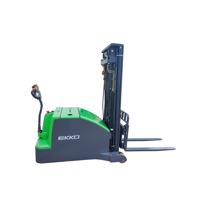 EKKO-lithium-counterbalanced-walkie-stacker-3000lbs-130-height-EK14C-130LI.png Counterbalanced Walkie Stacker | 3000 lbs | 130" Height | EKKO EK14C-130LI - Image 1