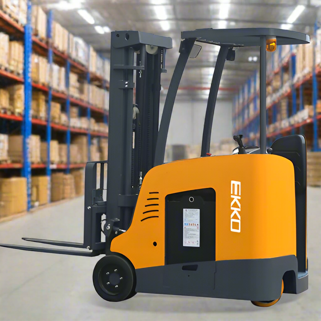 EKKO-stand-up-rider-forklift-4000lbs-capacity-raised-height-216-EK18RF.png Stand-up Rider Forklift | 4000 lbs Capacity | Raised Height 216'' | EKKO EK18RF - Image 1