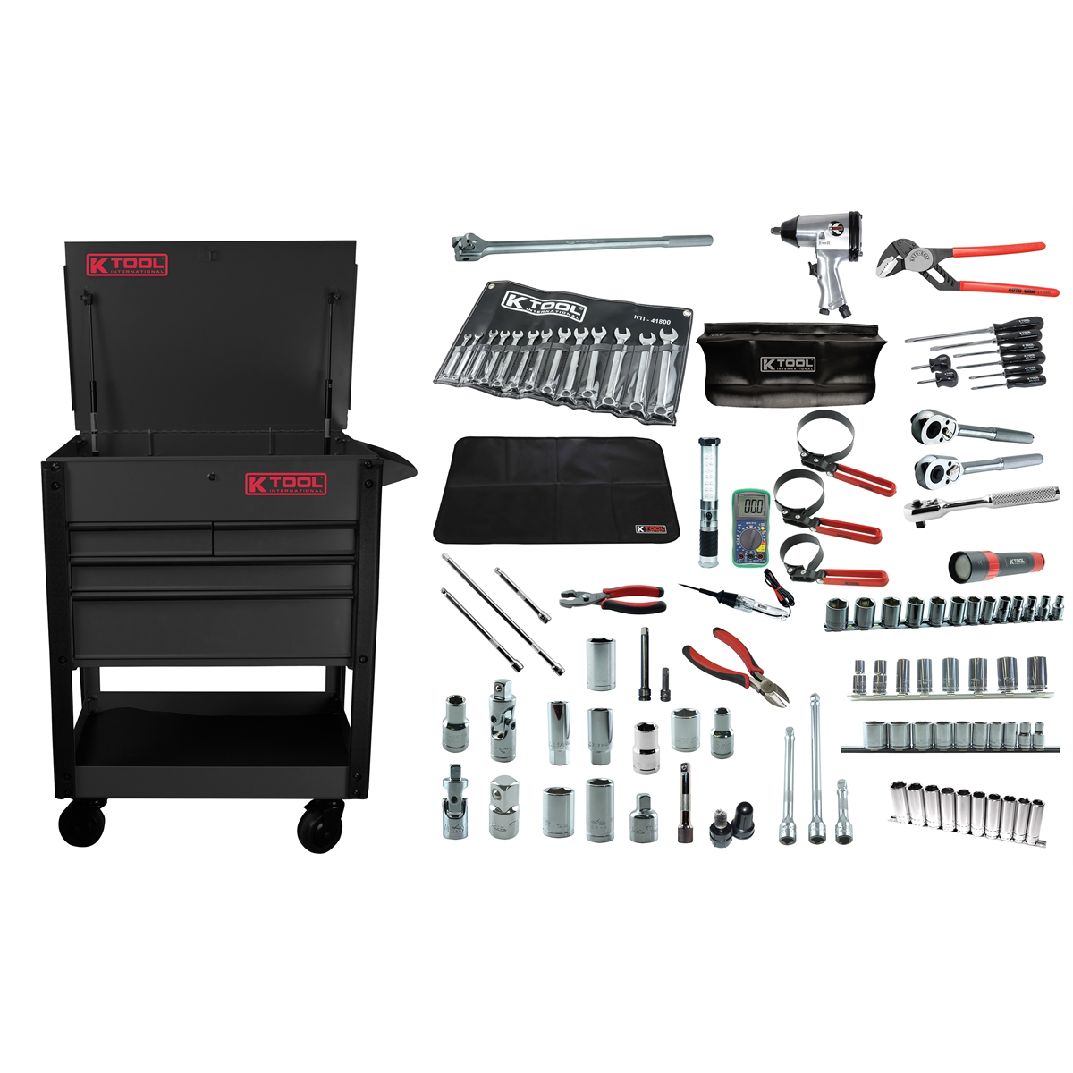 EZ-garage-automotive-bundle-kit-black-cart-EZGAUTOKIT-BLK.png EZ Garage Automotive Bundle Kit Black Cart EZGAUTOKIT-BLK - Image 1