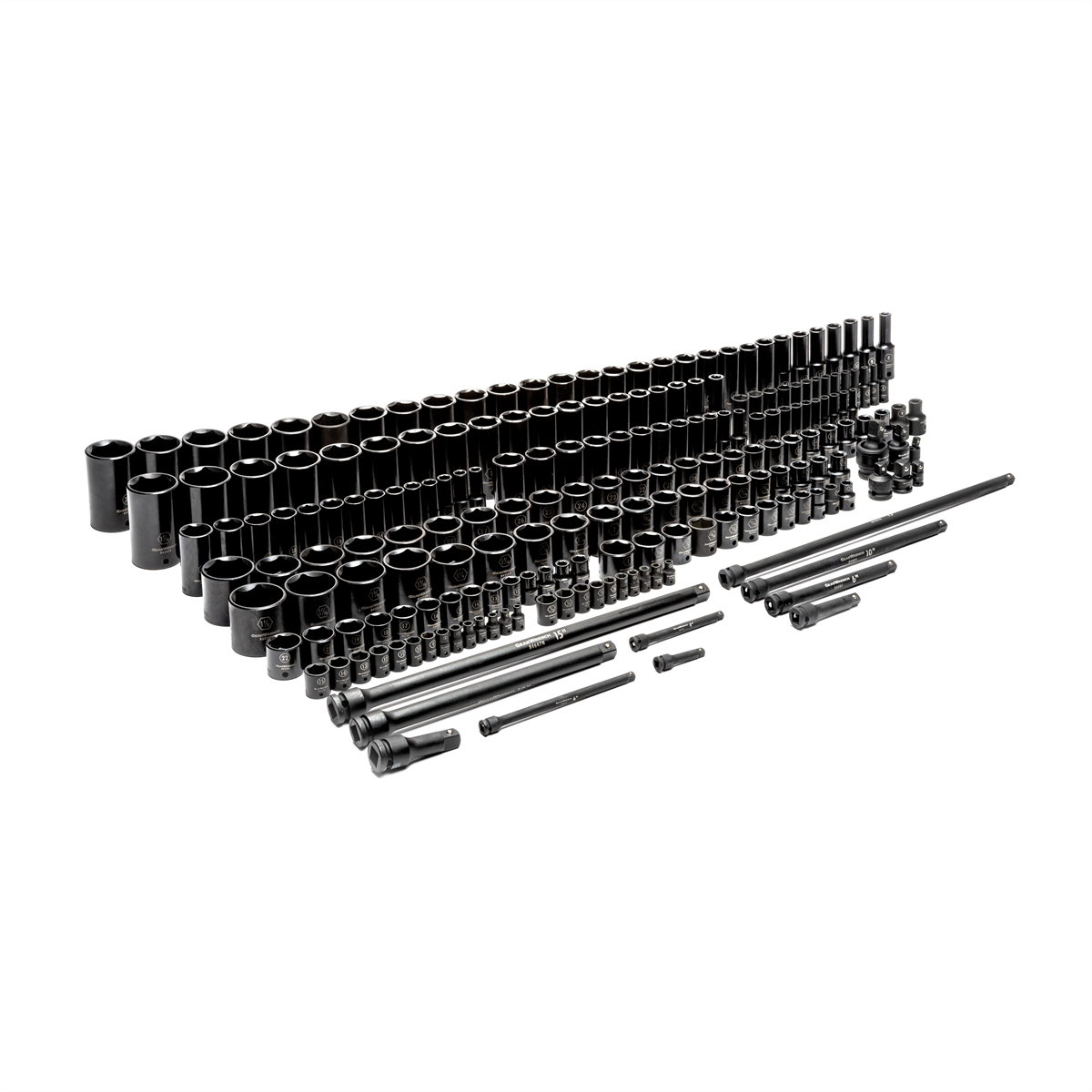 GearWrench-209-piece-1-4inch-3-8inch-1-2inch-6point-SAE-metric-standard-_-deep-impact-socket-master-set-KDT89072.png GearWrench 209 Piece 1/4'', 3/8'', 1/2'' 6 Point SAE & Metric, Standard & Deep, Impact Socket Master Set KDT89072 - Image 1
