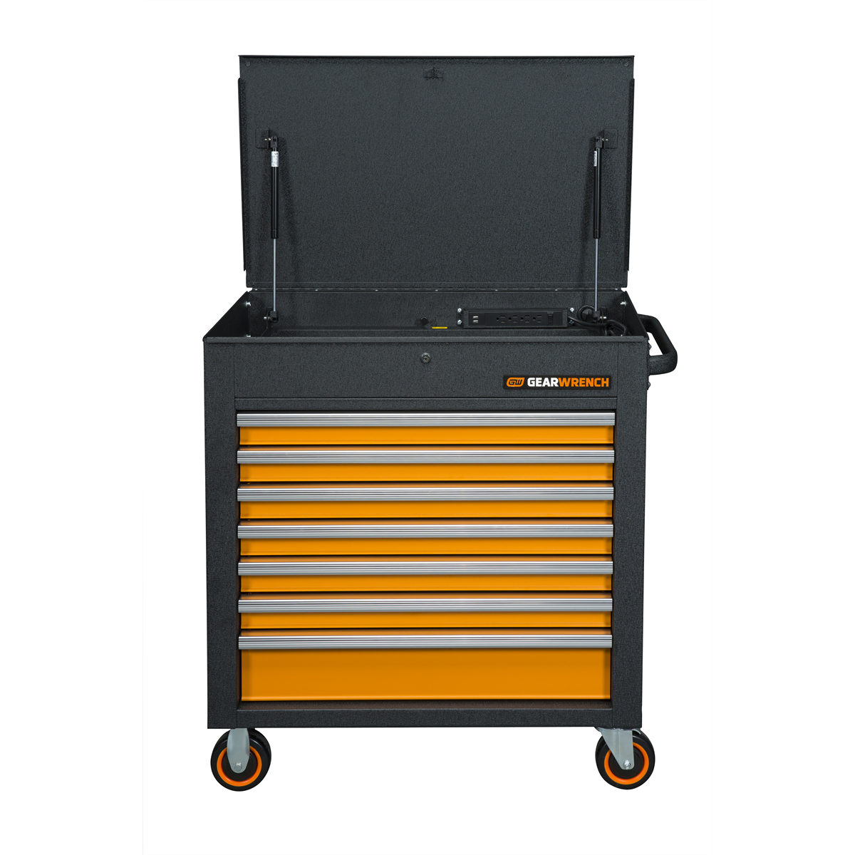 GearWrench-35inch-7-drawer-GSX-series-rolling-tool-cart-with-tilt-top-KDT83246.png GearWrench 35'' 7 Drawer GSX Series Rolling Tool Cart with Tilt Top KDT83246 - Image 1