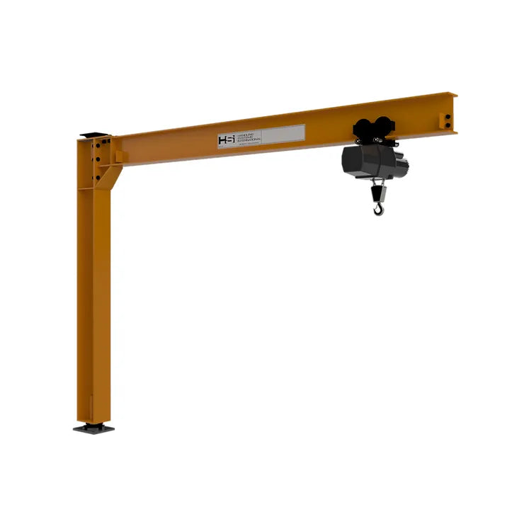 HSI-crane-mastype-jib-cranes-2000lb-cap-8ft-20ft-span-10ft-20ft-MH-314-200003.jpg Jib Crane | 2000 Lbs | Mast Type | HSI Crane 314-2000 - Image 1