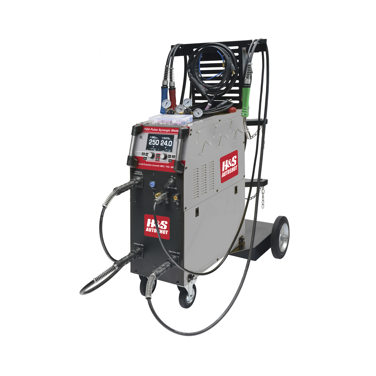 H_S-autoShot-HSW-6550-pulse-MIG-welder-250amp-with-42-synergic-MIG-programs-and-3-torch-drives-HSW6550.png H&S AutoShot HSW-6550 Pulse MIG Welder 250 Amp with 42 Synergic MIG Programs and 3-Torch Drives HSW6550 - Image 1