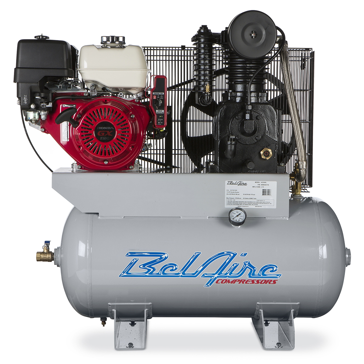 IMC-belaire-13hp-30gallon-honda-engine-cast-iron-series-compressor-IMC4G3HHL.png IMC (Belaire) 13hp 30 Gallon Honda Engine Cast Iron Series Compressor IMC4G3HHL - Image 1